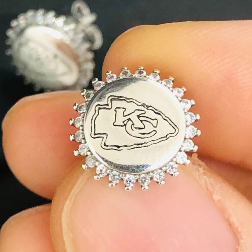 ✨🔥Kansas City Chiefs NFL Earrings /Travel earrings/ Travel gift/ S925